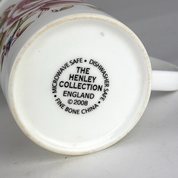 Henley Collection Rose Fine Bone China Mug - Made in England (2008) - Picture 9 of 10